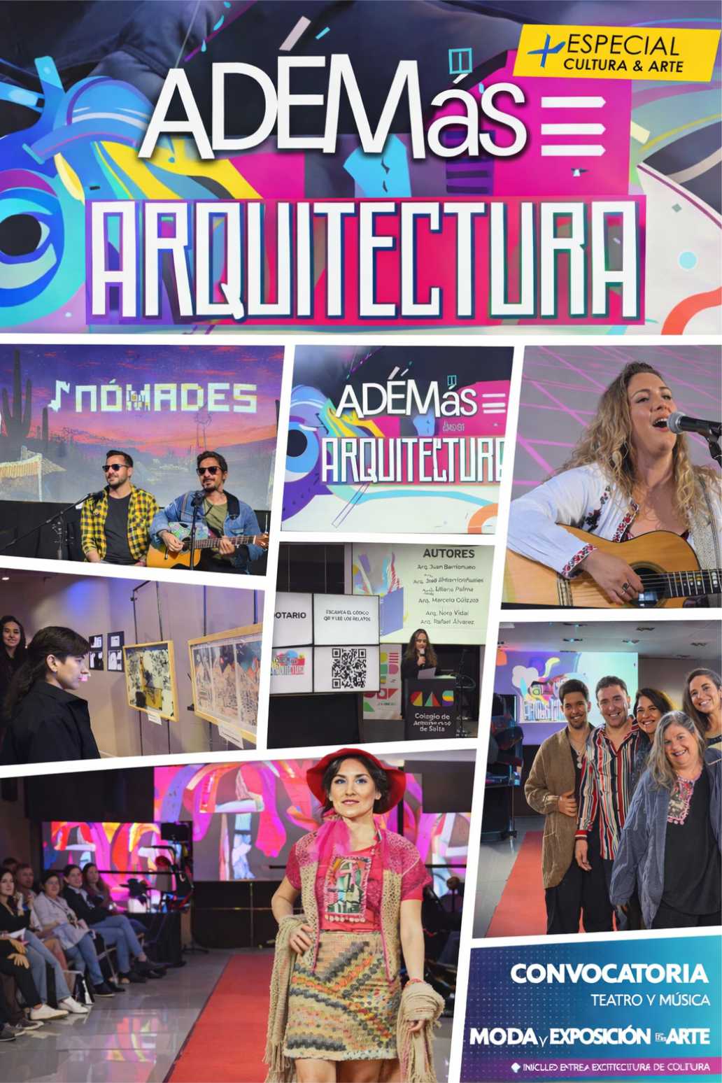Además de Arquitectura: el CAS cerró un ciclo cultural que reunió teatro, música, moda y arte con gran convocatoria